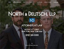 Tablet Screenshot of nd-law.com